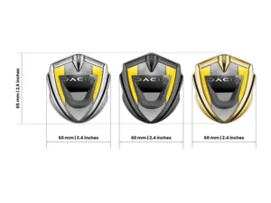 Dacia Metall Emblem Abzeichen Luxus Design Legierung